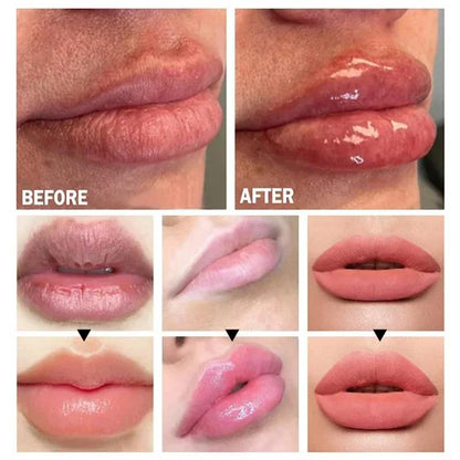 Baume Lèvres Repulpant Rapide - Hydratant Adoucissant Gloss Huile Non-Collant Masque Soin Quotidien Beauté