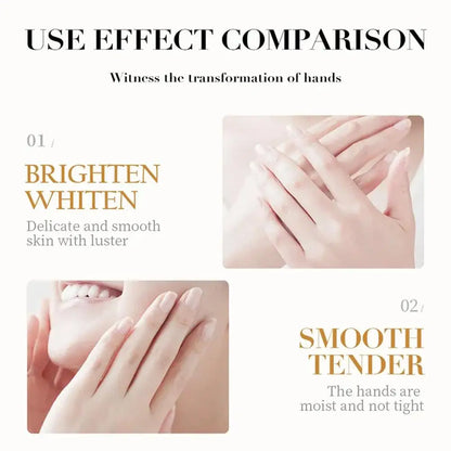 Crème Mains Collagène SADOER 5pcs - Hydratante Éclaircissante Rafraîchissante Nourrissante Soin Beauté