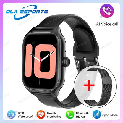 Montre Connectée 2026 Premium — Écran AMOLED 2,01", Appels Bluetooth, Unisexe