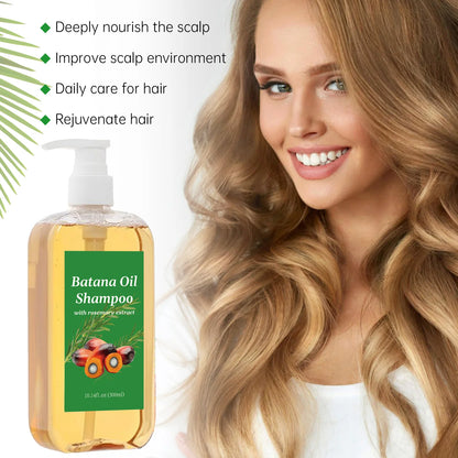 Shampooing Croissance Batana Oil & Romarin 300ml - Anti-Frisottis Anti-Casse