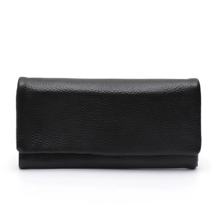 Portefeuille Femme Bifold Cuir Véritable - Multi-Cartes avec Compartiment Téléphone