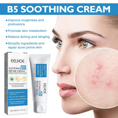 Crème Réparatrice Centella Asiatica 40ml - Hydratante Métabolisme Éclaircissante Resserre Pores Anti-Acné