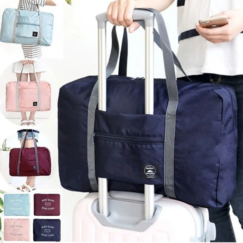 Sac Voyage Pliable Multifonctionnel - Bagage Portable Épaule Rangement