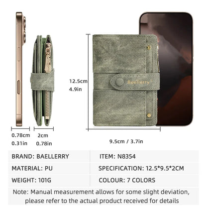 Portefeuille Femme Cuir PU - Porte-Carte Compact Zippé Grande Capacité pour Cartes Bancaires et Voyage