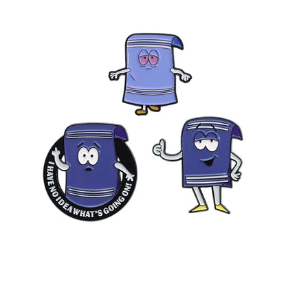 Pin's Émaillé Towelie Anime Comédie – Broche Badge Humoristique Unisexe