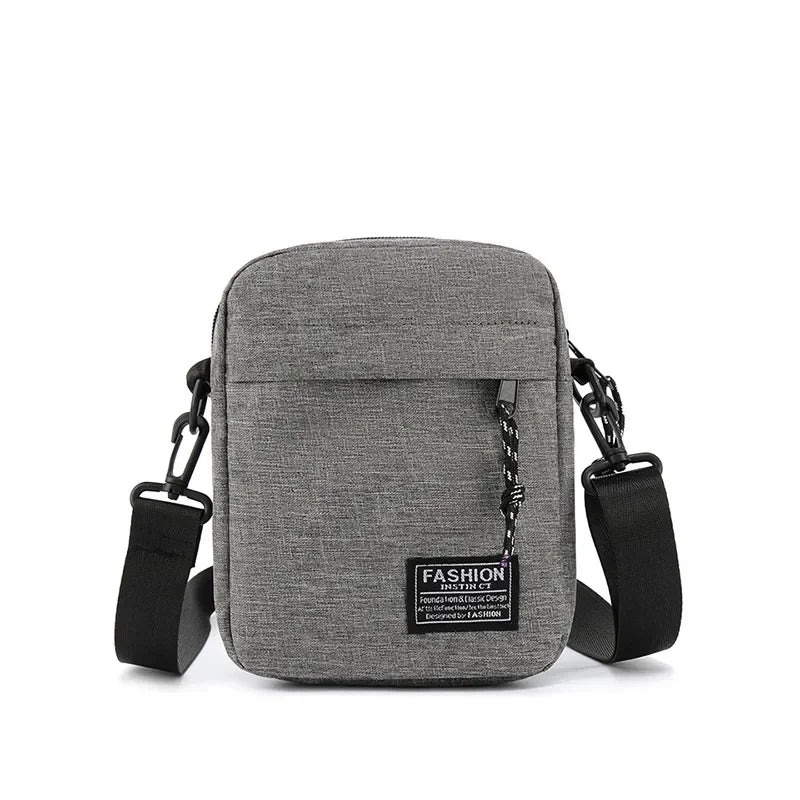 Mini Sac Baguette Bandoulière en Oxford – Unisexe