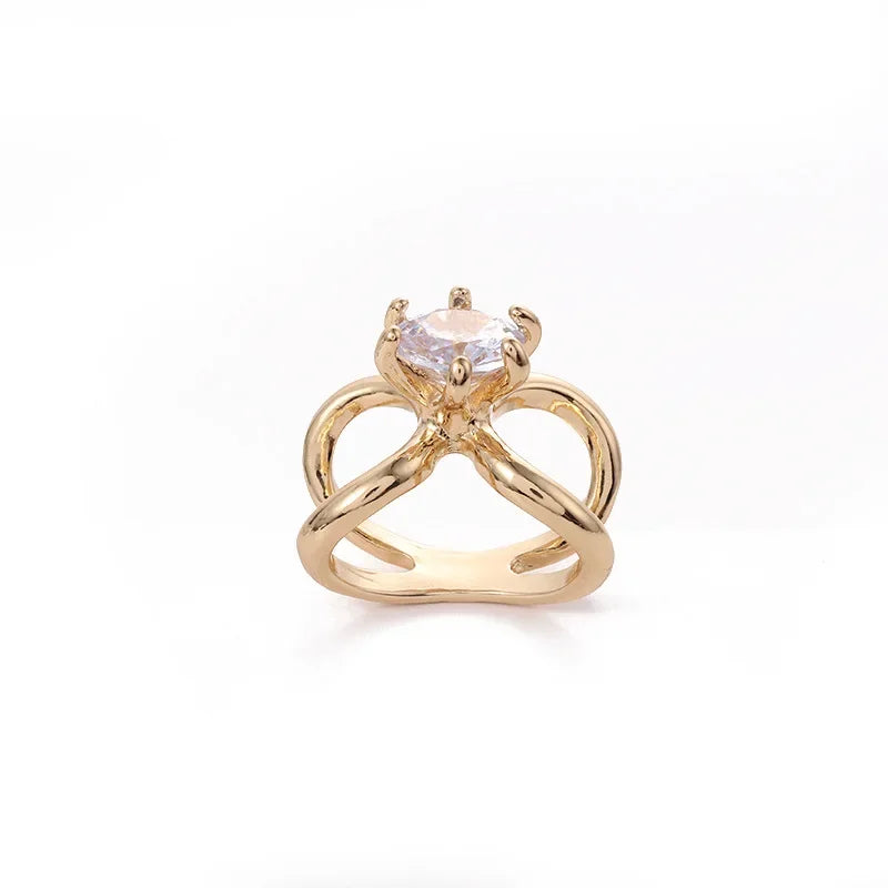 X-Shaped Crystal Scarf Clip Brooch – Elegant Unisex Shawl Fastener