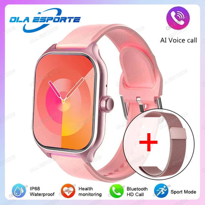 Montre Connectée 2026 Premium — Écran AMOLED 2,01", Appels Bluetooth, Unisexe