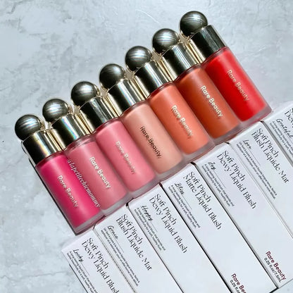 Blush Rare Beauty Soft Pinch Matte Worth - Crème Poudre Rebondi Coussiné Aérien Léger Flush Naturel