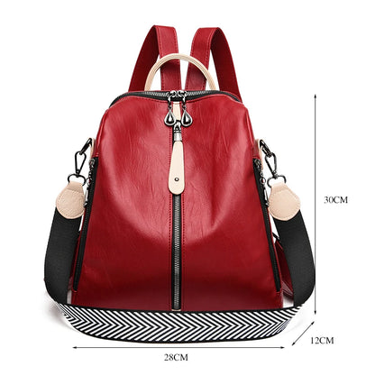 Sac à Dos Femme Cuir Souple Premium - Backpack Voyage École Mode 2025