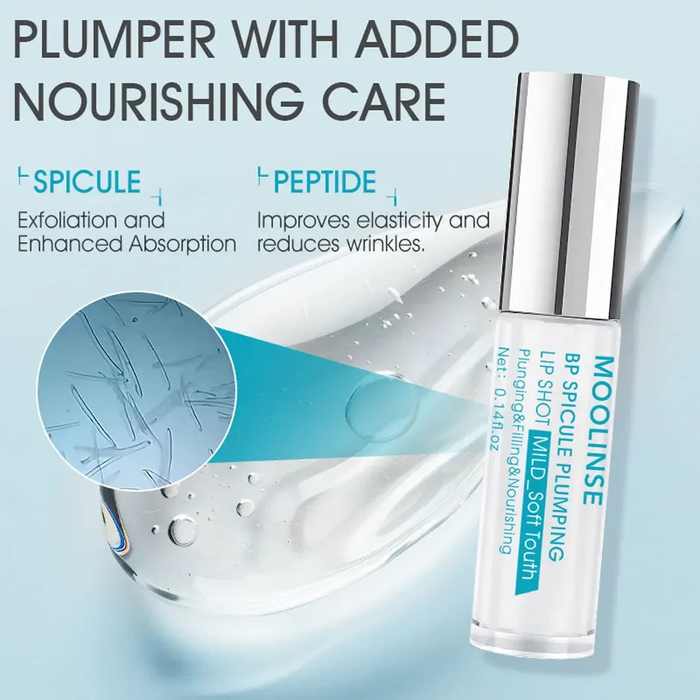 Sérum Lèvres Repulpant BP Spicule - Volume Instantané Élasticité Hydratant Longue Durée Gloss Beauté