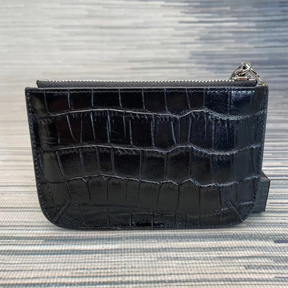 Porte-Monnaie Femme Cuir Véritable Zippé - Mini Portefeuille Homme Compact pour Pièces et Cartes Bancaires