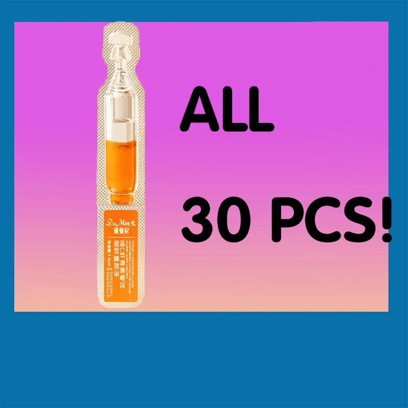 Set 30 Essences Faciales Astaxanthine - Collagène Acide Hyaluronique Vitamine C Hydratant Rajeunissement Beauté