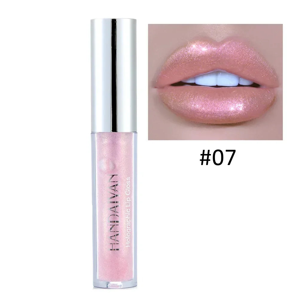 Gloss Holographique Sirène — Brillant Métallique Longue Tenue, 6 Teintes