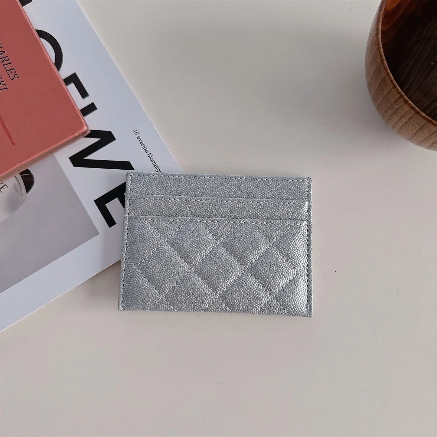 Portefeuille Femme Design Luxe Cuir PU - Porte-Cartes Multifonction Court