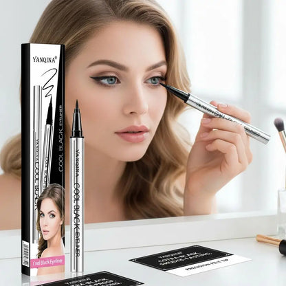 Eyeliner Liquide YANQINA – Waterproof 24H, Séchage Rapide & Anti-Bavures
