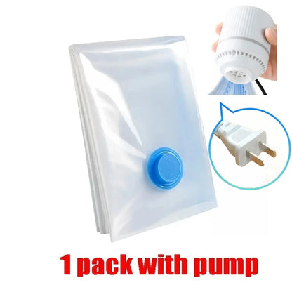 Sacs de Compression Sous Vide Réutilisables – 4 Tailles, Pompe en Option