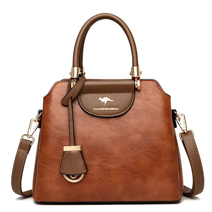 Sac Tote Femme Cuir Luxe Petit - Crossbody Designer Simple Élégant 2026