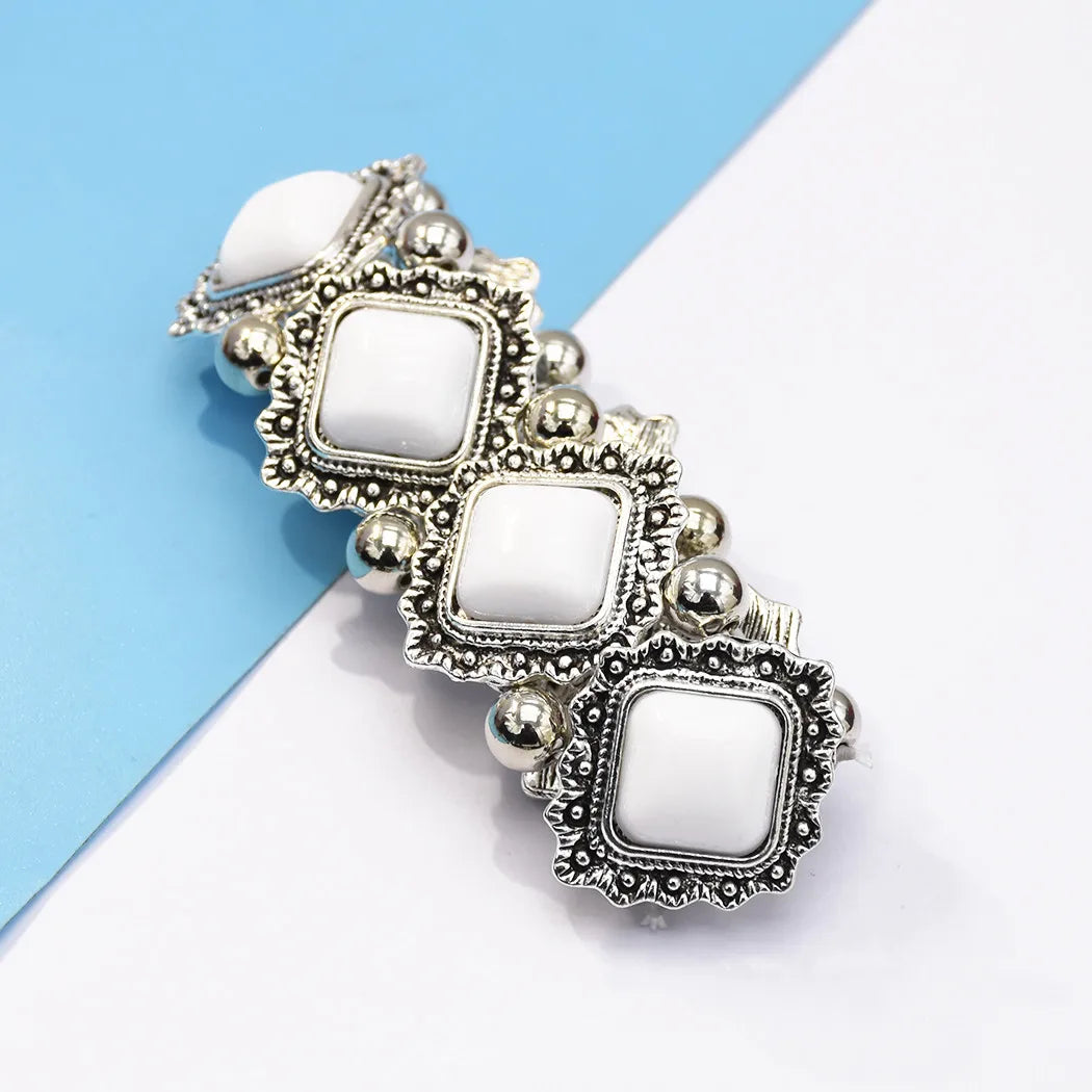Bracelet Jonc Ethnique Tribal Turquoise - Inspiration Indienne et Africaine