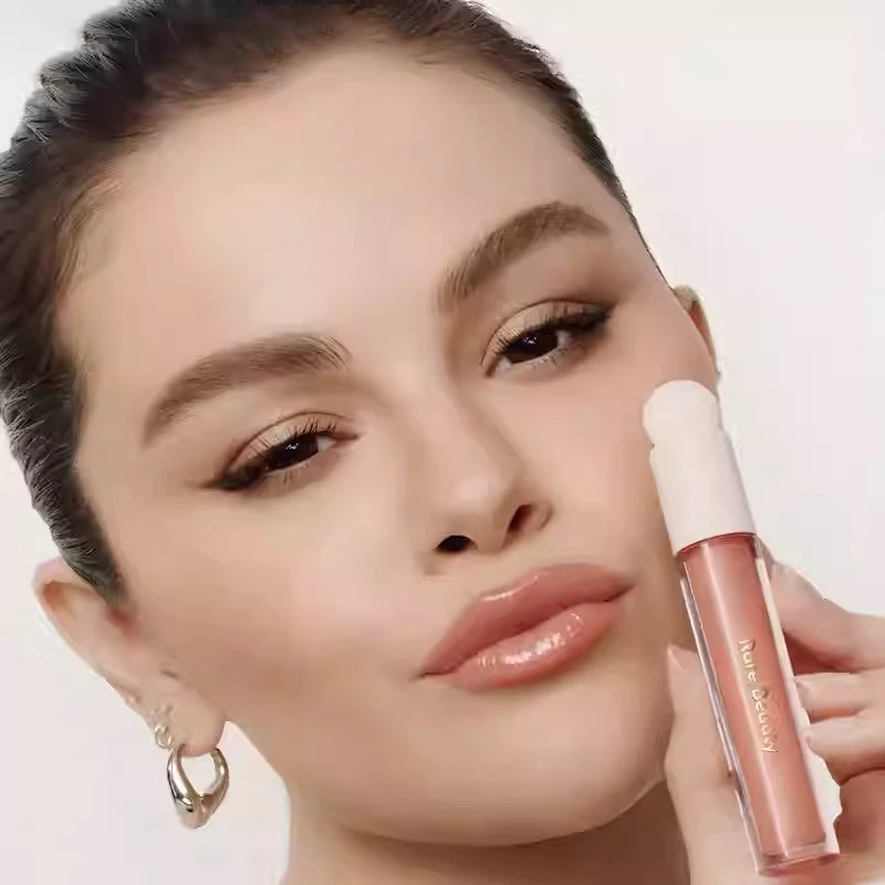 Rouge à Lèvres Rare Beauty Beam Fine Blaze - Lipstick Pailleté Gloss Lèvres Naturel Spark 6 Couleurs