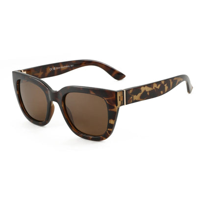 ZENOTTIC Lunettes de Soleil Carrées Polarisées Rétro — UV400, Femme