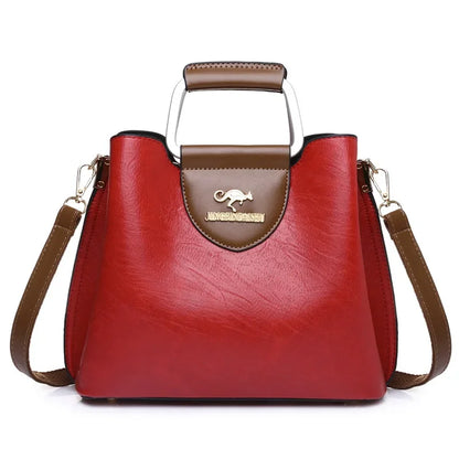 Sac à Main Femme Cuir Véritable Luxe Designer - Bandoulière Crossbody Élégant