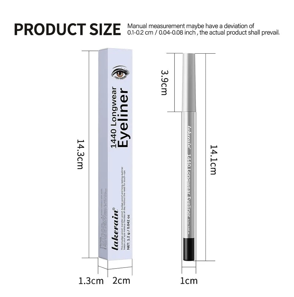 Crayon Eyeliner Imperméable – Séchage Rapide, Longue Durée & Anti-Bavures