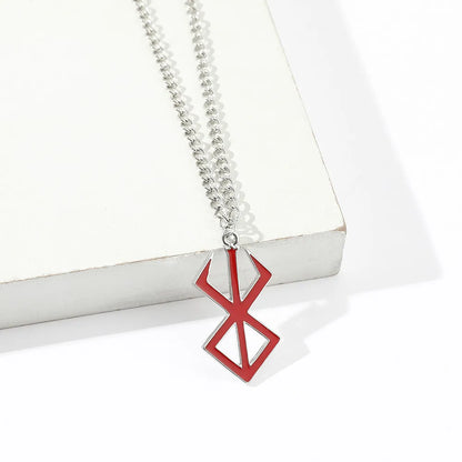 Collier Pendentif Tasse Thé Émail Fait Main - Chaîne Longue Pull Bohème