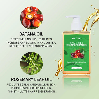 Shampooing Romarin & Ananas - Croissance Capillaire Anti-Chute 100ml