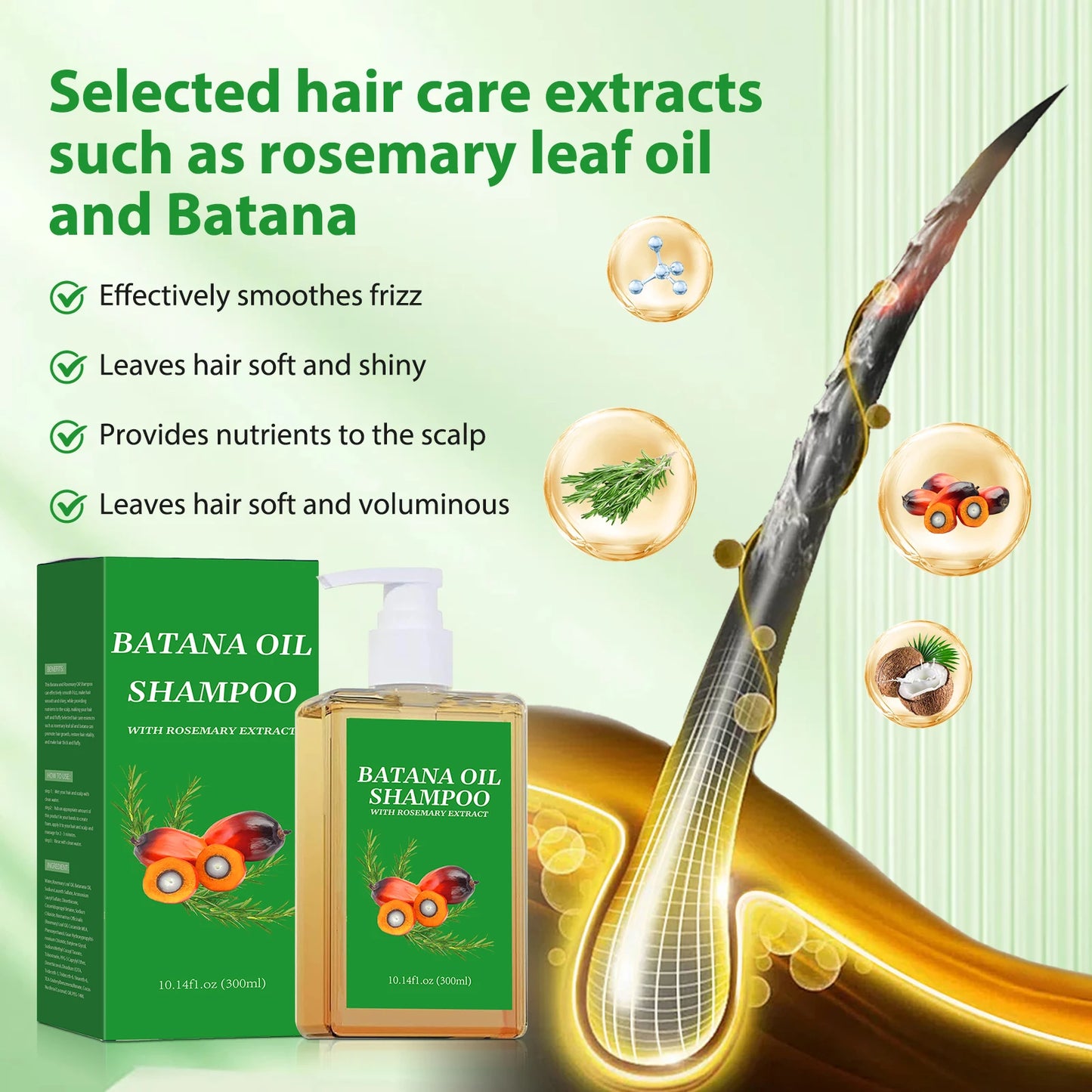 Ensemble Shampooing & Huile de Batana Pure - Croissance & Réparation Capillaire