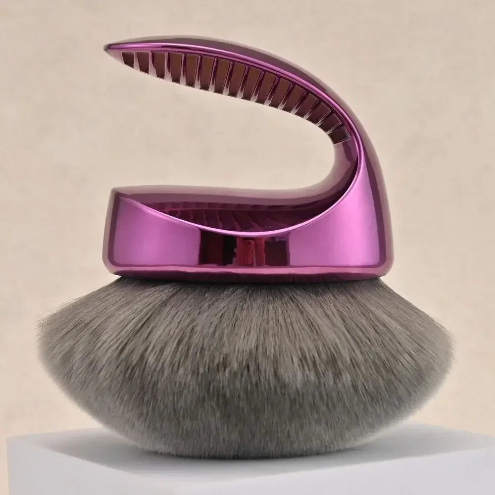 Pinceau Kabuki Corps Extra Large Vegan - Applicateur Autobronzant Fond de Teint Professionnel Blend & Blur