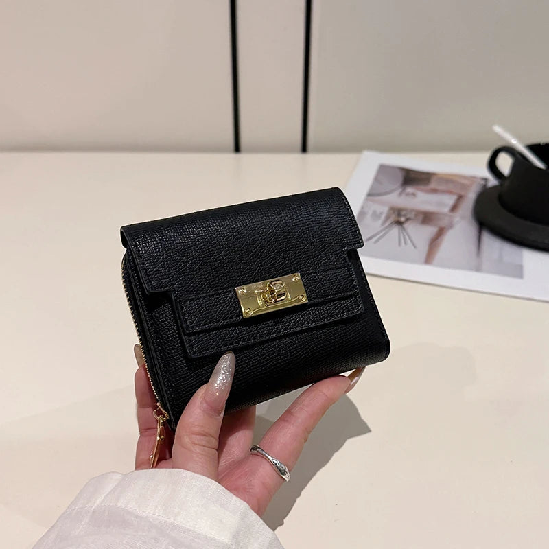 Portefeuille Femme Rétro Grande Capacité - Tri-Fold Multi-Cartes Multi-Fonctions
