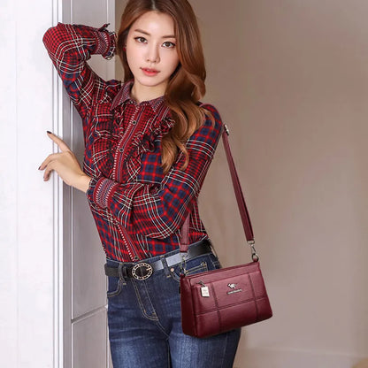 Sac à Main Femme Cuir Véritable Luxe 2025 - Crossbody Designer Premium