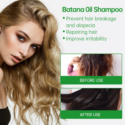 Shampooing Croissance Batana Oil & Romarin 300ml - Anti-Frisottis Anti-Casse