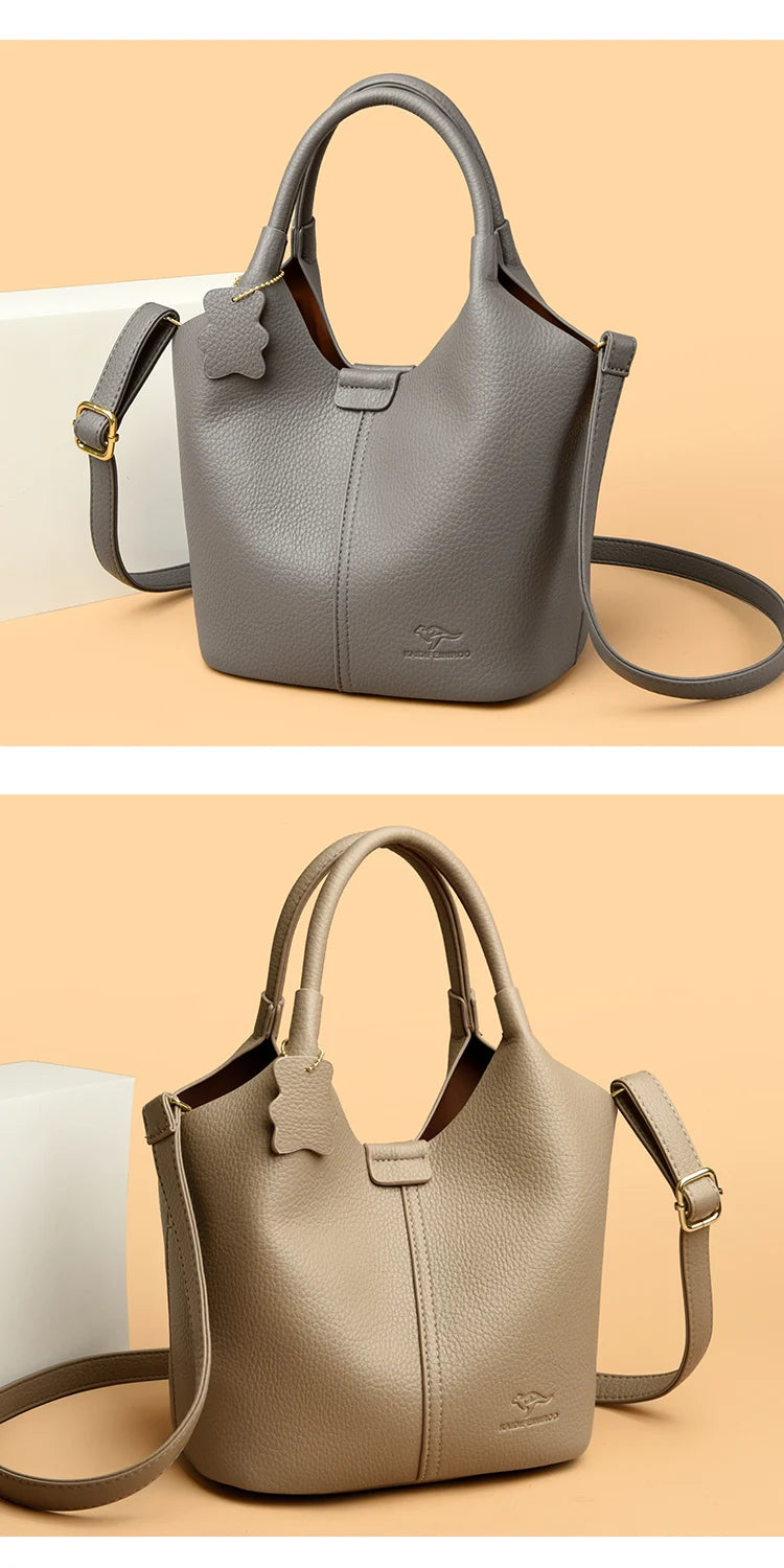 Sac à Main en Cuir Synthétique Vintage – Grande Capacité