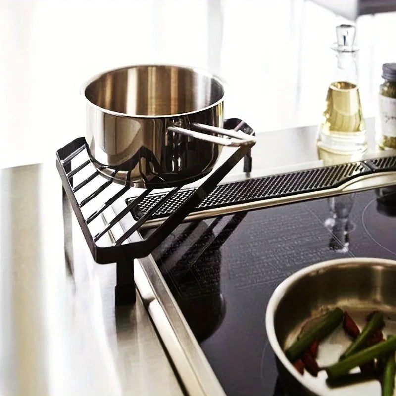 Support Triangulaire en Métal pour Casseroles - Dessous de Plat Thermorésistant pour Coin de Comptoir