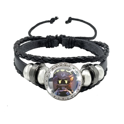 Bracelet Murder Drones Uzi x N – Cabochon Verre Cuir Ajustable Fan Art