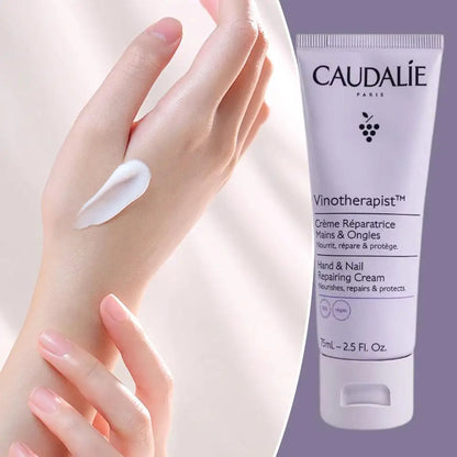 Crème Mains Pépins Raisin Caudalie Korea 75ml 5pcs - Hydratante Nourrissante Éclaircissante Élasticité Adoucissante