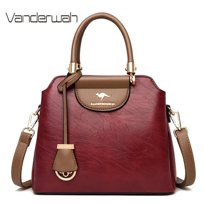 Sac Tote Femme Cuir Luxe Petit - Crossbody Designer Simple Élégant 2026