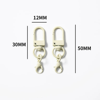 Mousquetons Métalliques Colorés – Lot de 10, 50 ou 100 pcs