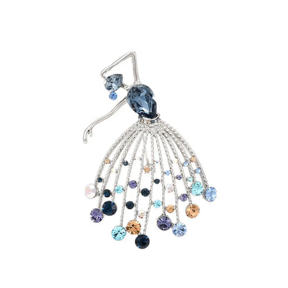 Broche Danseuse Élégante - Accessoire Vêtement Artistique