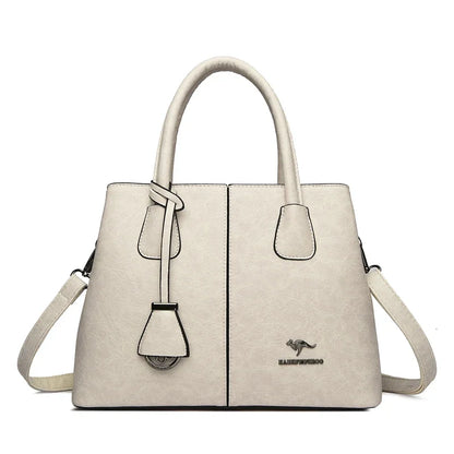 Sac à Main Femme Cuir PU Bordeaux - Grand Tote Bag Épaule Carré avec Bandoulière Crossbody