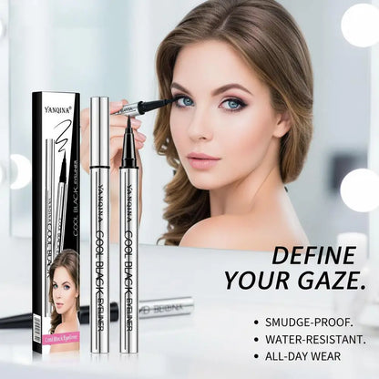 Eyeliner Liquide YANQINA – Waterproof 24H, Séchage Rapide & Anti-Bavures