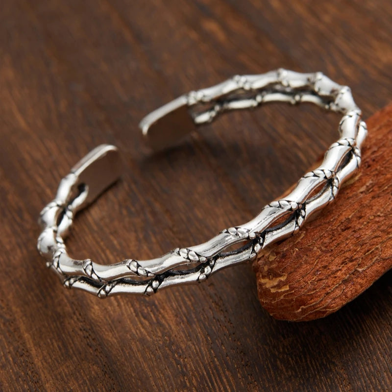 Bracelet Manchette Punk Homme – Alliage Zinc Style Viking, 8 Designs