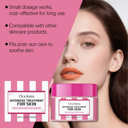 Crème Hydratante Corps 2pcs - Réparatrice Raffermissante Parfum Longue Durée Non-Grasse Élasticité Massage