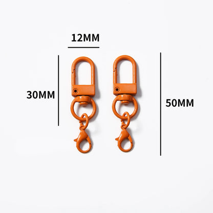 Mousquetons Métalliques Colorés – Lot de 10, 50 ou 100 pcs
