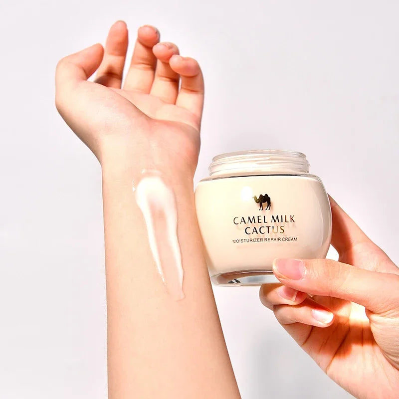Crème Hydratante Lait Chamelle Cactus - Nourrissante Rajeunissante Longue Durée Naturelle Soin Beauté