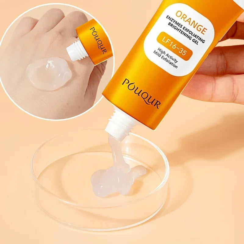 Gel Exfoliant Facial Hydratant - Éclaircissant Nourrissant Crème Visage Soin Beauté Peau Douce Lumineuse