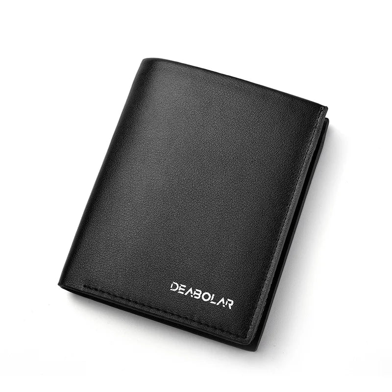 Portefeuille Homme Cuir - Porte-Cartes Compact avec Porte-Monnaie