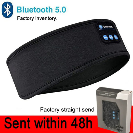 Bandeau Bluetooth Sport avec Écouteurs Sans Fil - Running Yoga Fitness Sommeil